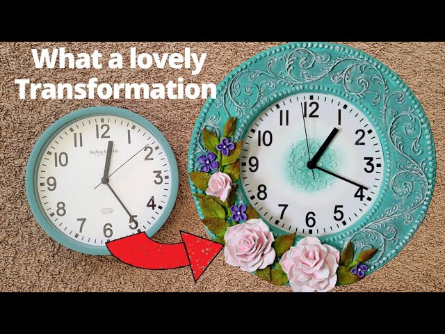 Reloj decorativo paso a paso-decorative clock step by step 