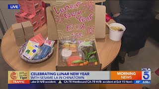 Celebrating Lunar New Year with Sesame LA in Chinatown