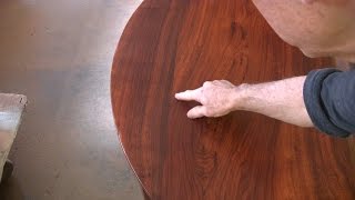 Using this handsome Federal Period dining table, Tom Johnson of Tho...