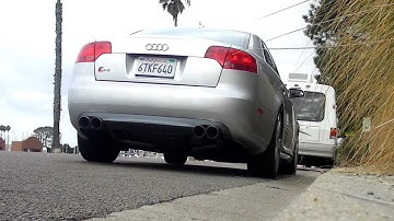 Audi B7 S4 muffler delete