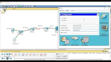 computer network lab 13 NAT cisco packet tracer simulation