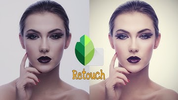 كيفية عمل ريتاتش من الموبايل تطبيق سناب سيد | Retouching snapseed Tutorials