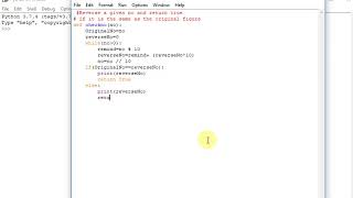 Python Program - Reverse of a number