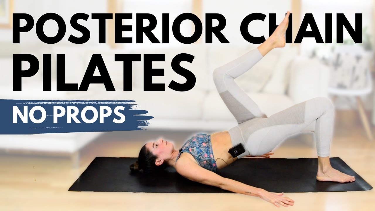 Posterior Chain Pilates Workout (48 Mins) No Props Needed, Pilates