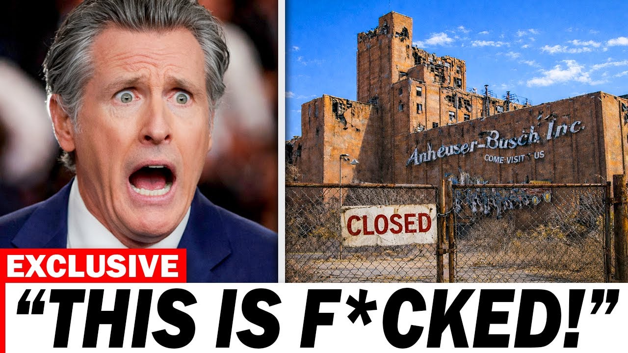 Governor Of California PANICS As Anheuser‑Busch Leaves California!