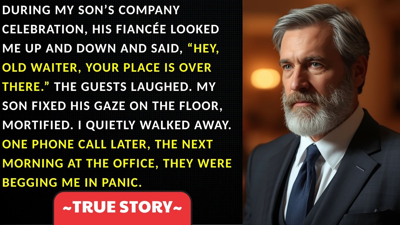 At The Company Gala, My Son’s Fiancée Called Me “The Help” — She Chose The Wrong Man