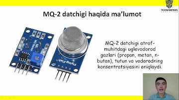 Arduino darslari | MQ-2 gaz datchigi bilan ishlash