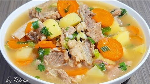Seger Dan Sedep Banget Cocok Untuk Buka Puasa Dan Sahur‼️ Sop Daging Sapi Tulang Iga Sayuran