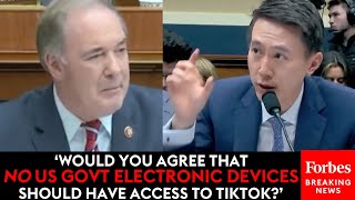 John Joyce Asks TikTok CEO Point Blank About Platform's Harvesting Of Users' Personal Data