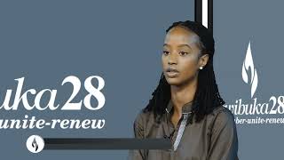 #Kwibuka28 message from Miss Rwanda 2020 Nishimwe Naomie 🕯️