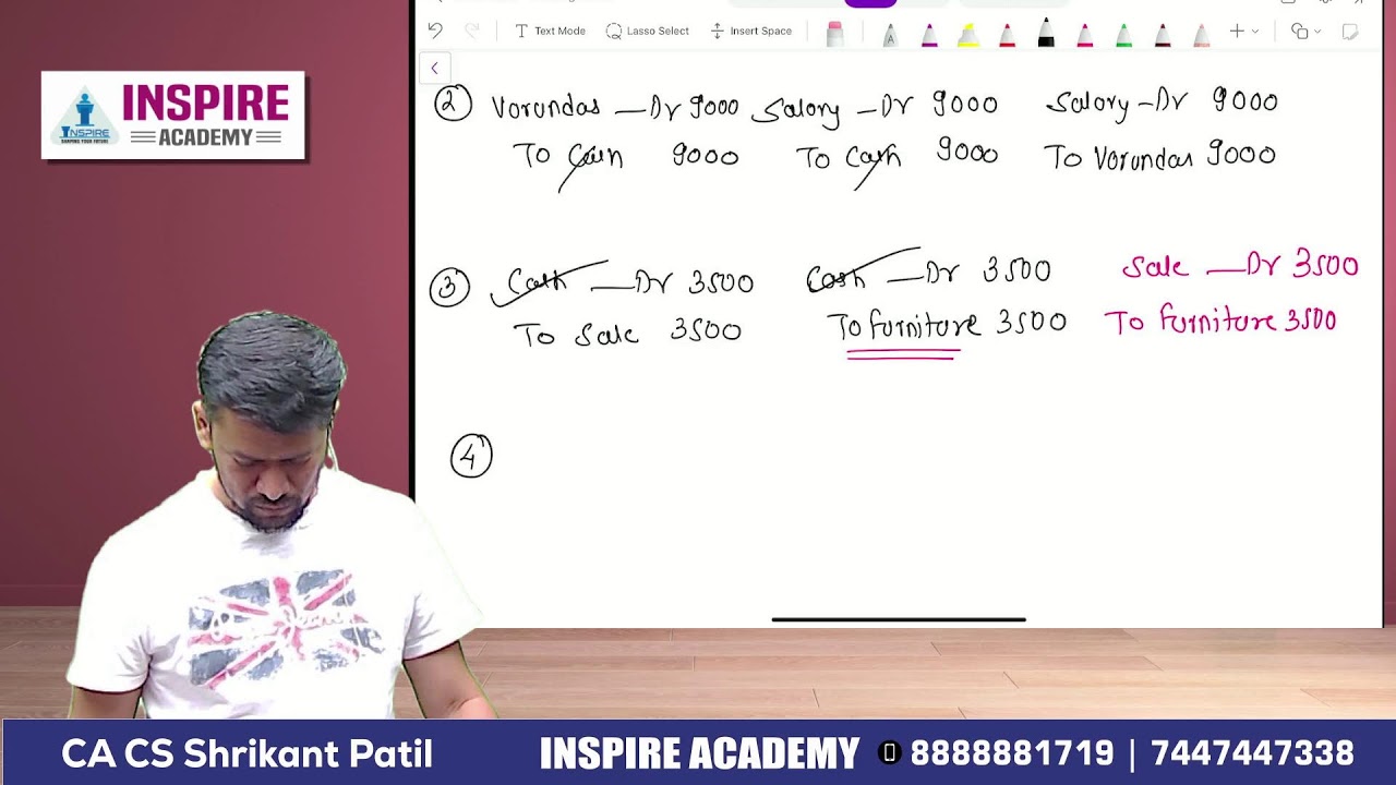 CMA Foundation Accounts Lec 23 | For June 26 Attempt | CA CS Shrikant Patil #cmafoundation