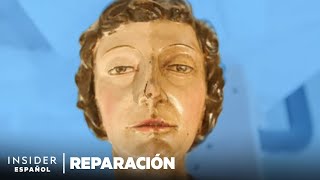 Cómo se restaura una escultura de madera amarilleada del siglo XVI | Reparación | Insider
