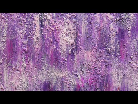 油絵】藤の花 - YouTube