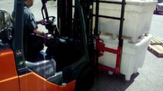 Toyota 8FGCU32 with Double Pallet Handler Part1