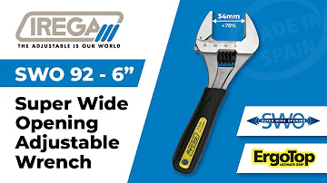 IREGA SWO 92 6 inch Super Wide Opening Adjustable Wrench