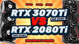 RTX 3070 Ti vs RTX 2080 Ti - Test in 7 Games