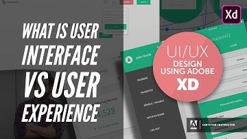 What is User Interface vs User Experience - UI/UX & Web Design using Adobe XD [3/42]
