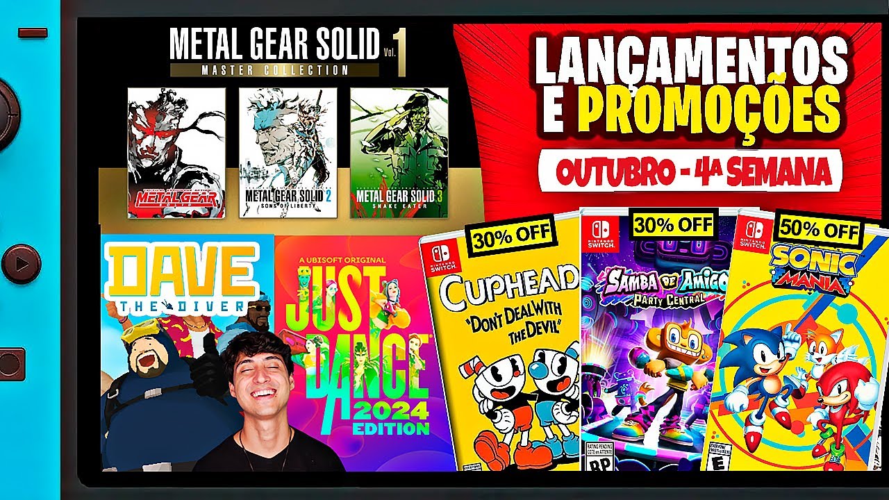 Lançamentos para Nintendo Switch de 18 a 24 de outubro