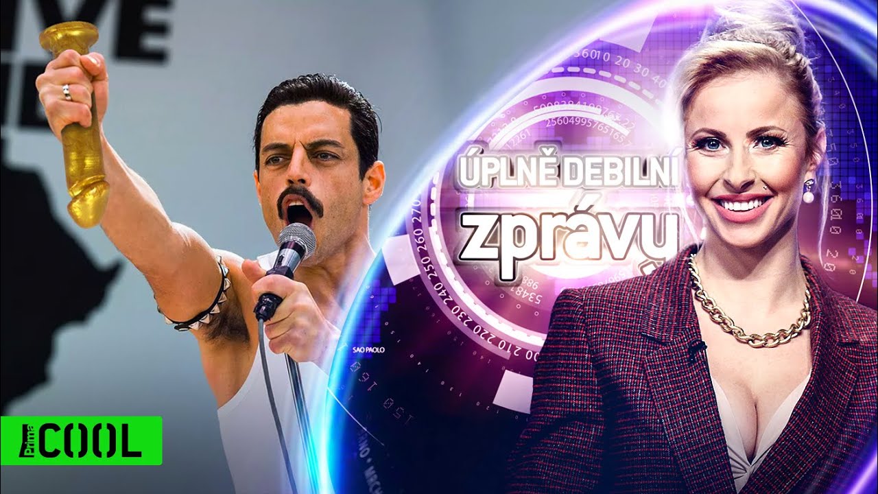 prima cool tv program Oscarový Freddie Mercury – Úplně debilní zprávy Prima COOL (26.2.2019)