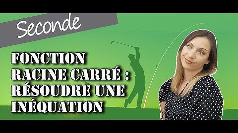 Fonction Racine Carré - Résoudre une inéquation