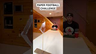 Paper Football Trick Shot Challenge #Shorts #Trickshots #Trickshot