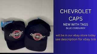 Vintage Chevrolet Corduroy Caps Found in Corbin, KY! 🧢💙 #ChevyFinds