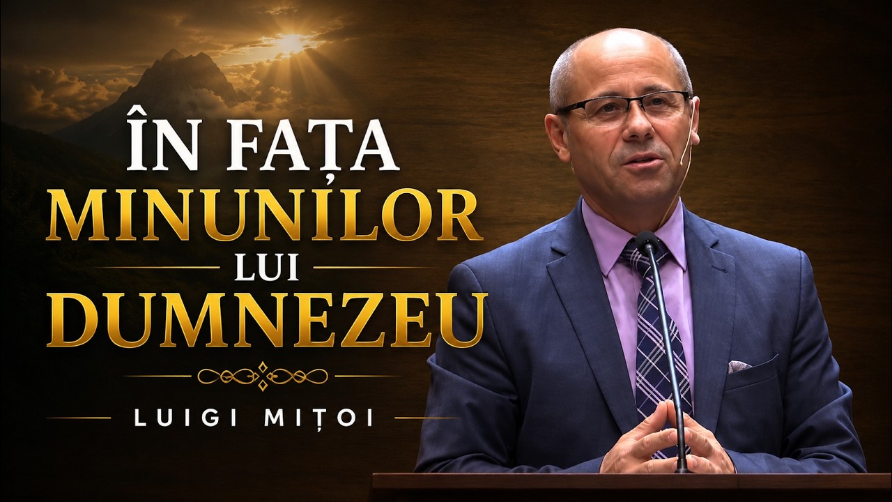 Luigi Mițoi - În fața minunilor lui Dumnezeu - predici biblice