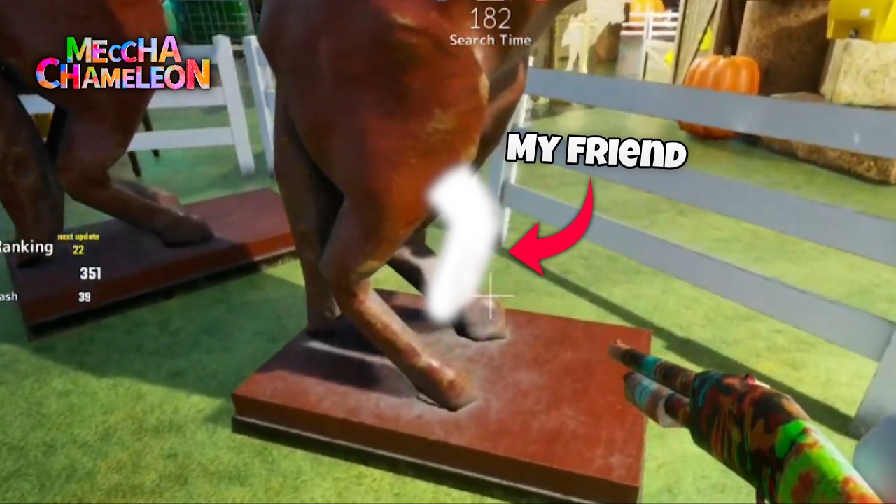 I Tried Hiding as a HORSE'S PEN*S 💀 | Meccha Chameleon