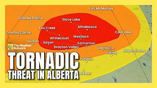 Severe thunderstorms to bring tornadic threat in Alberta Tuesday | #forecast