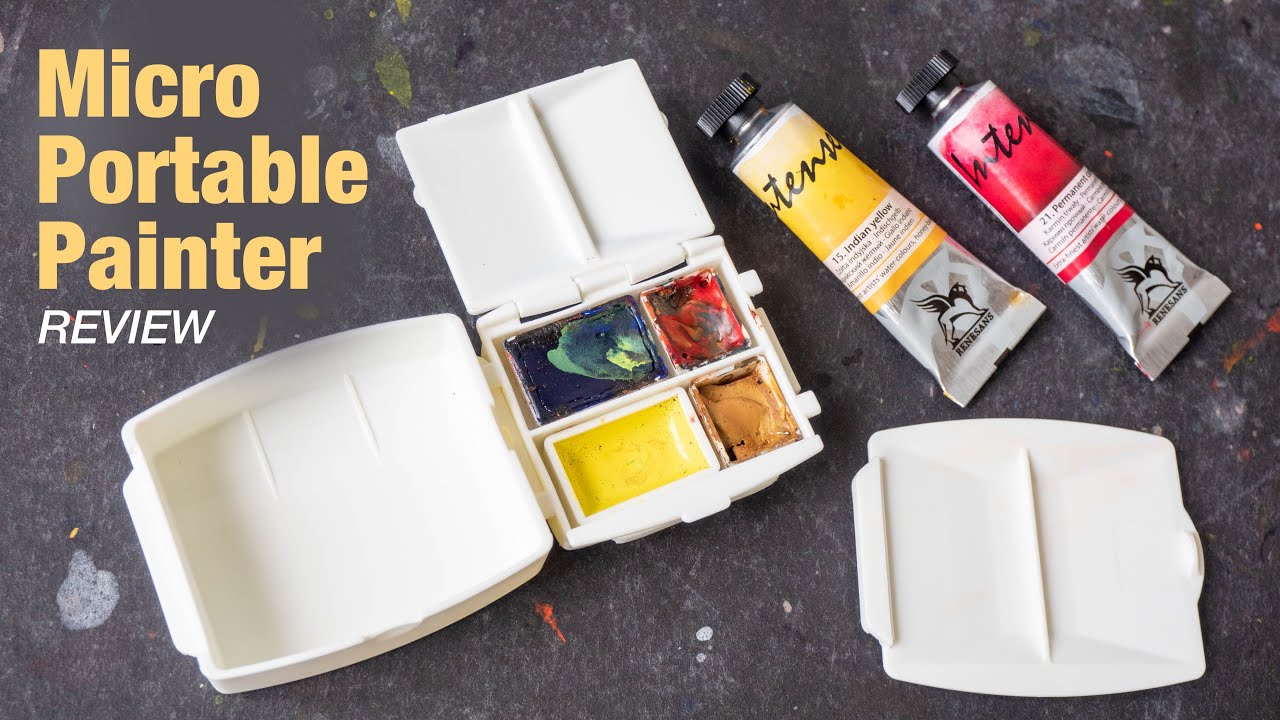 Portable Painter Watercolor Palette Combination: Classic + Micro - Incredibly Compact | Ultralight | Simplify Your Life