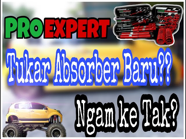 Absorber Terbaik Untuk Myvi Betul Ke Proexpert Mr Absorber Terengganu Youtube