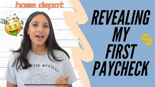 Revealing my Home Depot PAYSLIP | Explaining the INANDOUT of a PAYSLIP!!