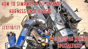 E36 1JZ Swap Part 7 (DIY simplify and fix OEM engine harness JZX110/171)