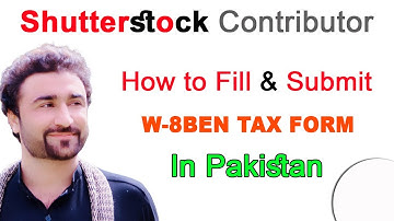 How to fill tax form in Shutterstock