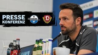 Pressekonferenz vor dem Heimspiel gegen Dynamo Dresden
