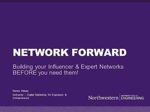 Northwestern MEM Webinar: Network Forward to Connect with your Future Employer