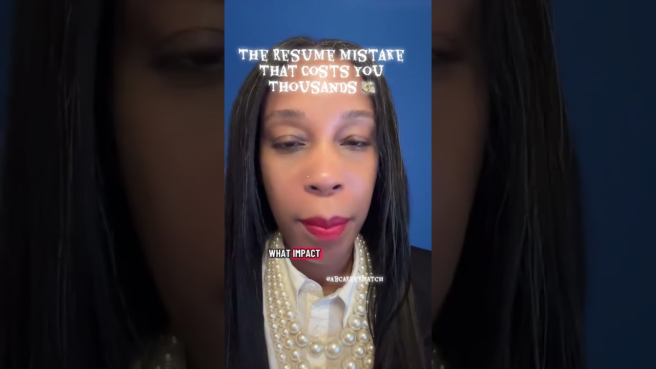 Responsibilities describe. Results sell. 👇 