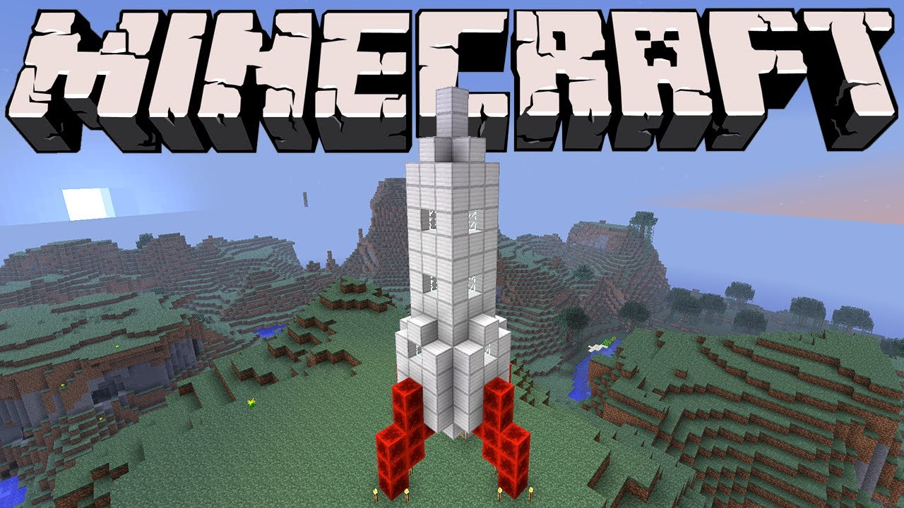 How to build a rocket ship in Minecraft