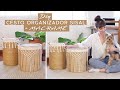 DIY Cesto de Sisal + Macramê!   Decorando o Quarto 02