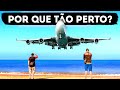 Simples Motivo de a Maioria dos Aeroportos Ficar Perto da Água