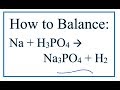 Balancing Chemical Equations