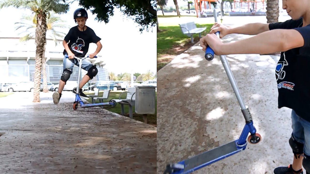 How to Tailwhip (Scooter) EndlessRoll Trick Tips YouTube