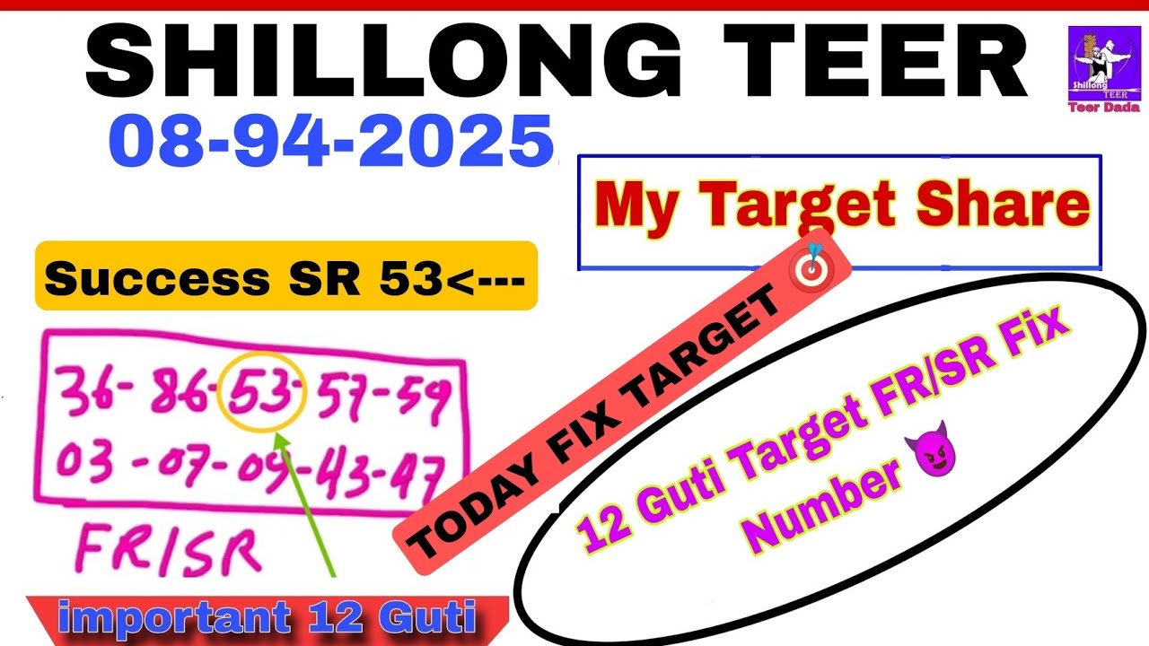 @TeerDada Khais Hills Archery Shillong teer video 08/04/2025 || My Target 12Guti Share Number Fr/Sr