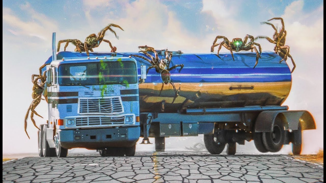 Гигантские пауки захватили город — жители исчезают один за другим | Фильм «Атака пауков»