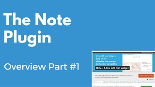 The Note WordPress plugin overview screenshot 5