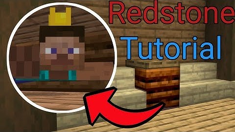 Secret Crawling Entrance - Redstone Tutorial