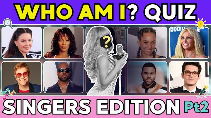Guess the Singer in 3 Clues or Less | Who Am I? Music Quiz (Round 2)