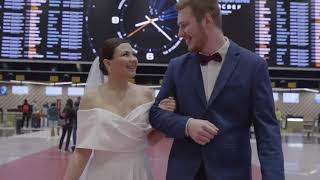 Свадьба в самолете / Рейс Москва - Мурманск / SMARTAVIA & Artbox Wedding