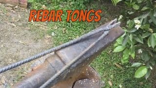 Making Simple Rebar Tongs for Blacksmithing
