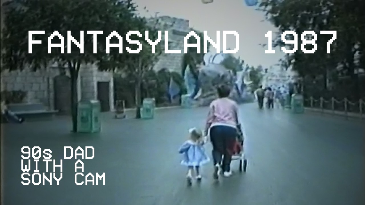 1987 Fantasyland Dark Rides: Peter Pan, Mr. Toad & Snow White | Disneyland (Retro Sony Handycam)